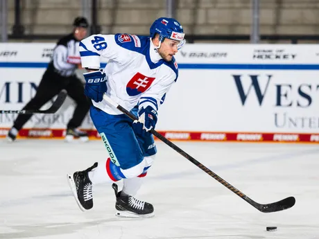 Viliam Čacho v zápase Slovensko - Rakúsko