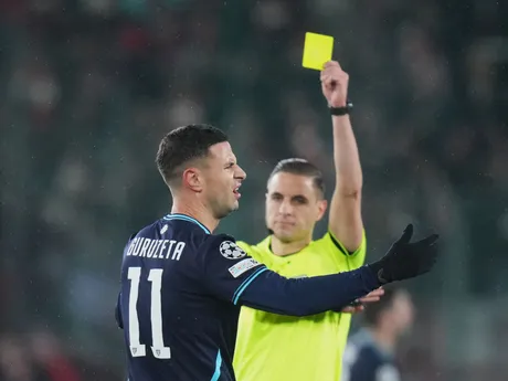 Gorka Guruzeta v zápase Slavia Praha - Athletic Bilbao