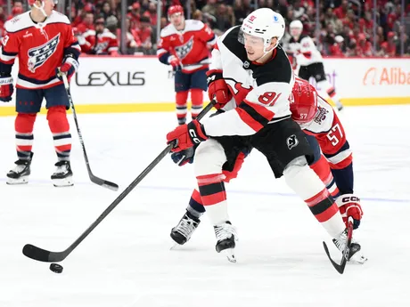 Momentka zo zápasu Washington - New Jersey