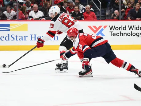 Momentka zo zápasu Washington - New Jersey