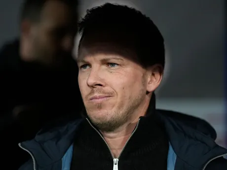 Julian Nagelsmann počas zápasu Nemecko - Slovensko v kvalifikácii MS vo futbale 2026. 