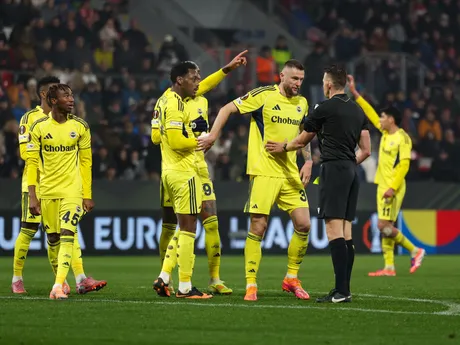 Milan Škriniar počas zápasu Európskej ligy Viktoria Plzeň - Fenerbahce Istanbul.