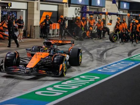 Austrálsky pretekár Oscar Piastri počas Veľkej ceny Kataru F1.