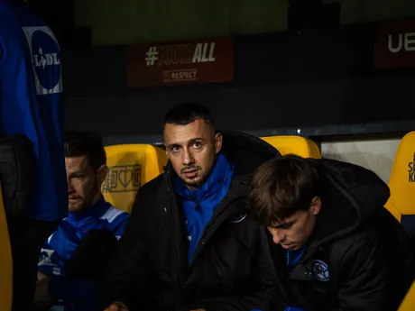 Na snímke hráč Slovenska Ivan Schranz (18) počas kvalifikačného zápasu na Majstrovstvá sveta 2026 medzi Slovenskom a Severným Írskom v Košiciach.