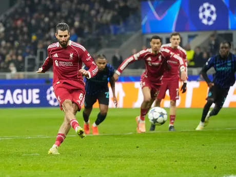 Dominik Szoboszlai v zápase 6. kola ligovej fázy Ligy majstrov Inter Miláno - Liverpool.