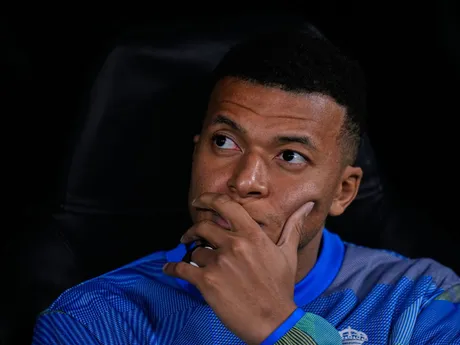 Kylian Mbappe počas zápasu 6. kola hlavnej fázy Ligy majstrov medzi Realom Madrid a Manchestrom City.