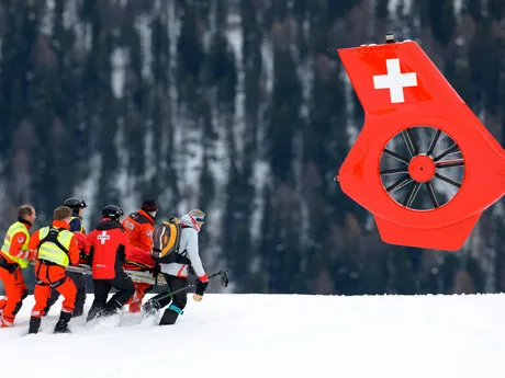 Michelle Gisinovú po ťažkom páde odniesol vrtuľník