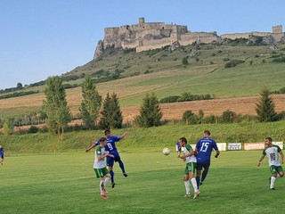 Momentka zo zápasu Spišské Podhradie - Lipany.