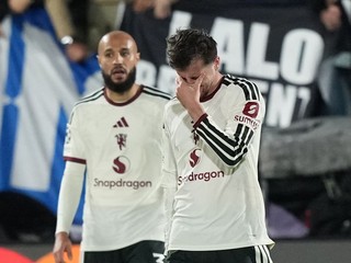 Sklamaní hráči Manchestru United.