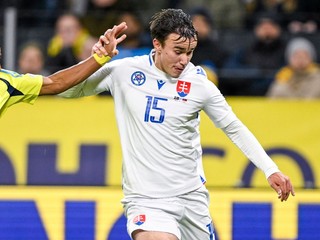 Dávid Strelec v drese Slovenska.