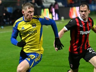 Momentka zo zápasu futbalovej Niké ligy MFK Zemplín Michalovce - FC Spartak Trnava.