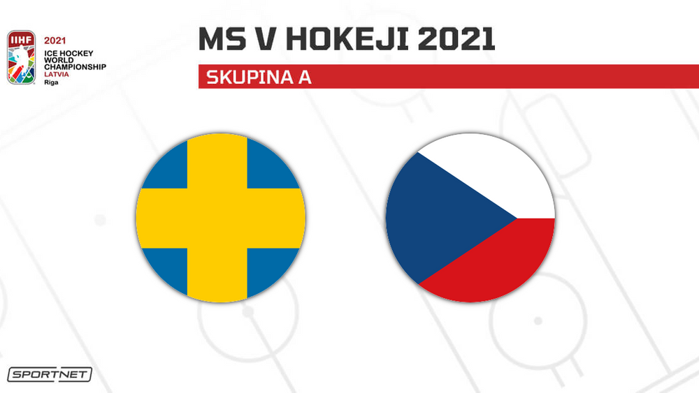 Švédsko - Česko: ONLINE z MS v hokeji 2021