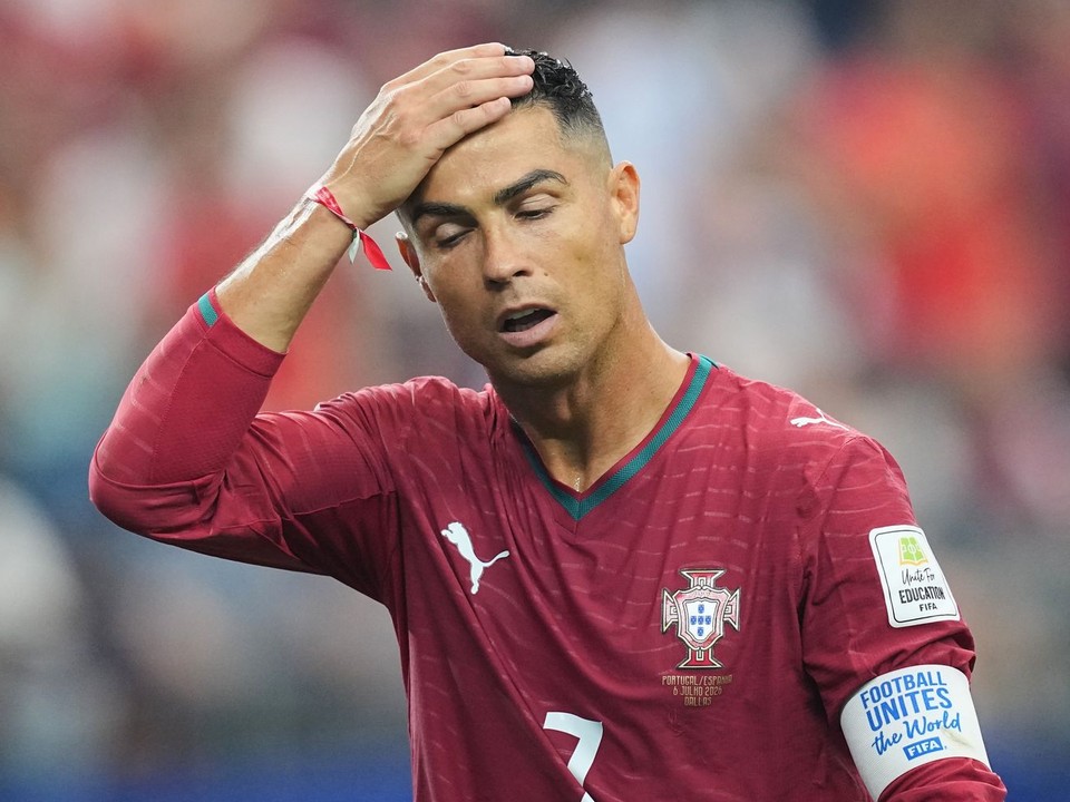 Cristiano Ronaldo po prehre so Španielskom na MS 2026.