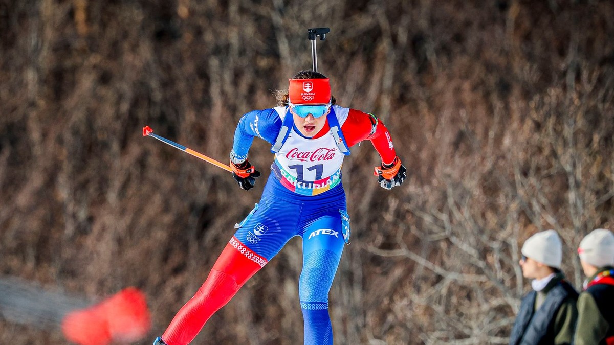 Slovenská biatlonistka Michaela Straková na Európskom olympijskom festivale mládeže (EYOF).