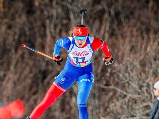 Slovenská biatlonistka Michaela Straková na Európskom olympijskom festivale mládeže (EYOF).