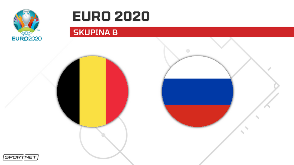 Belgicko - Rusko: ONLINE z ME vo futbale (EURO 2020 / 2021)