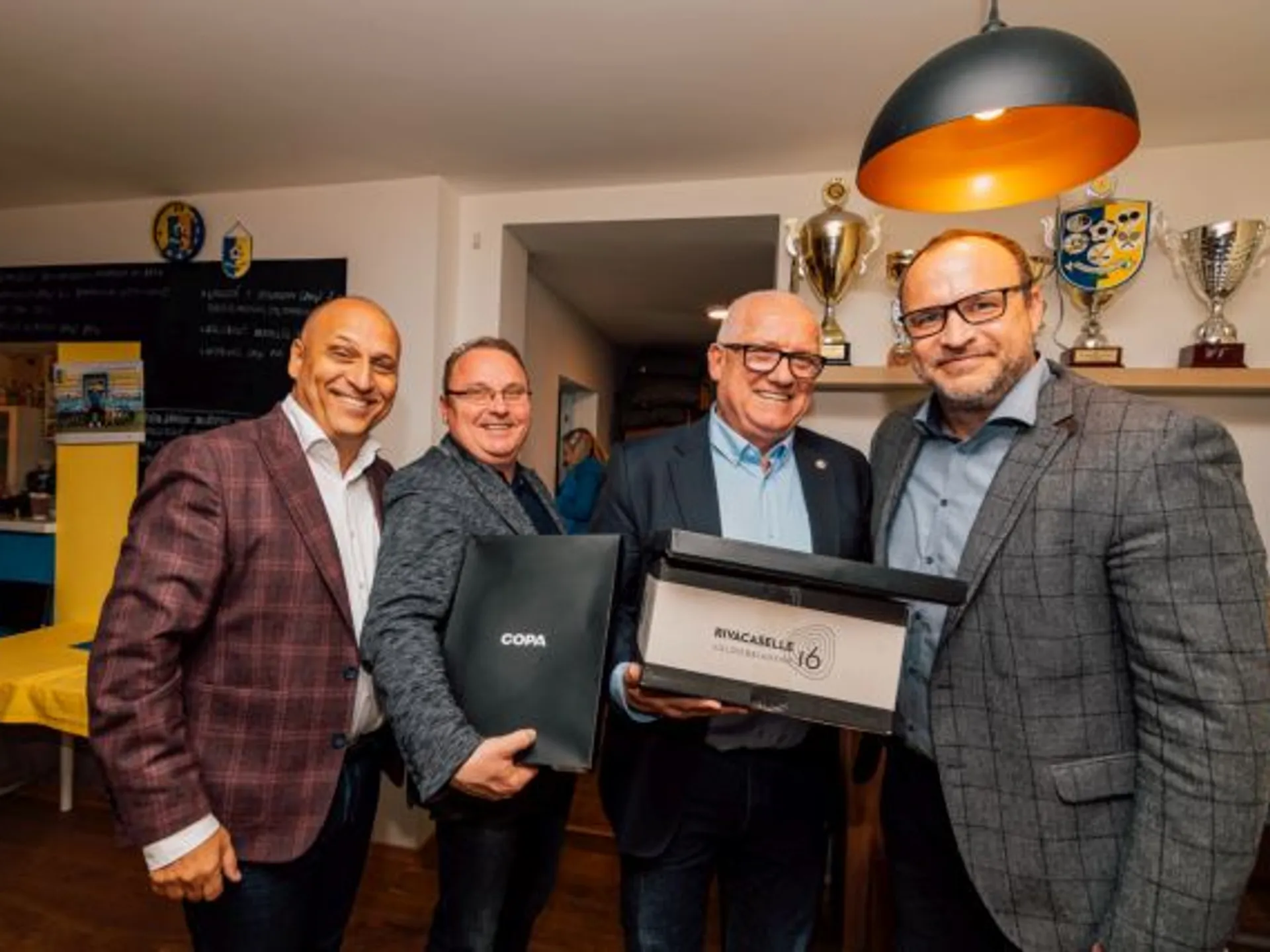 Predseda ObFZ Bratislava – mesto Pavel Derkay čerstvým 60-kom