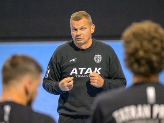 Na snímke hlavný tréner Tatrana Prešov Radoslav Antl.