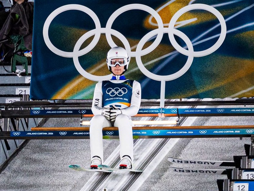 Slovenský skokan na lyžiach Hektor Kapustík