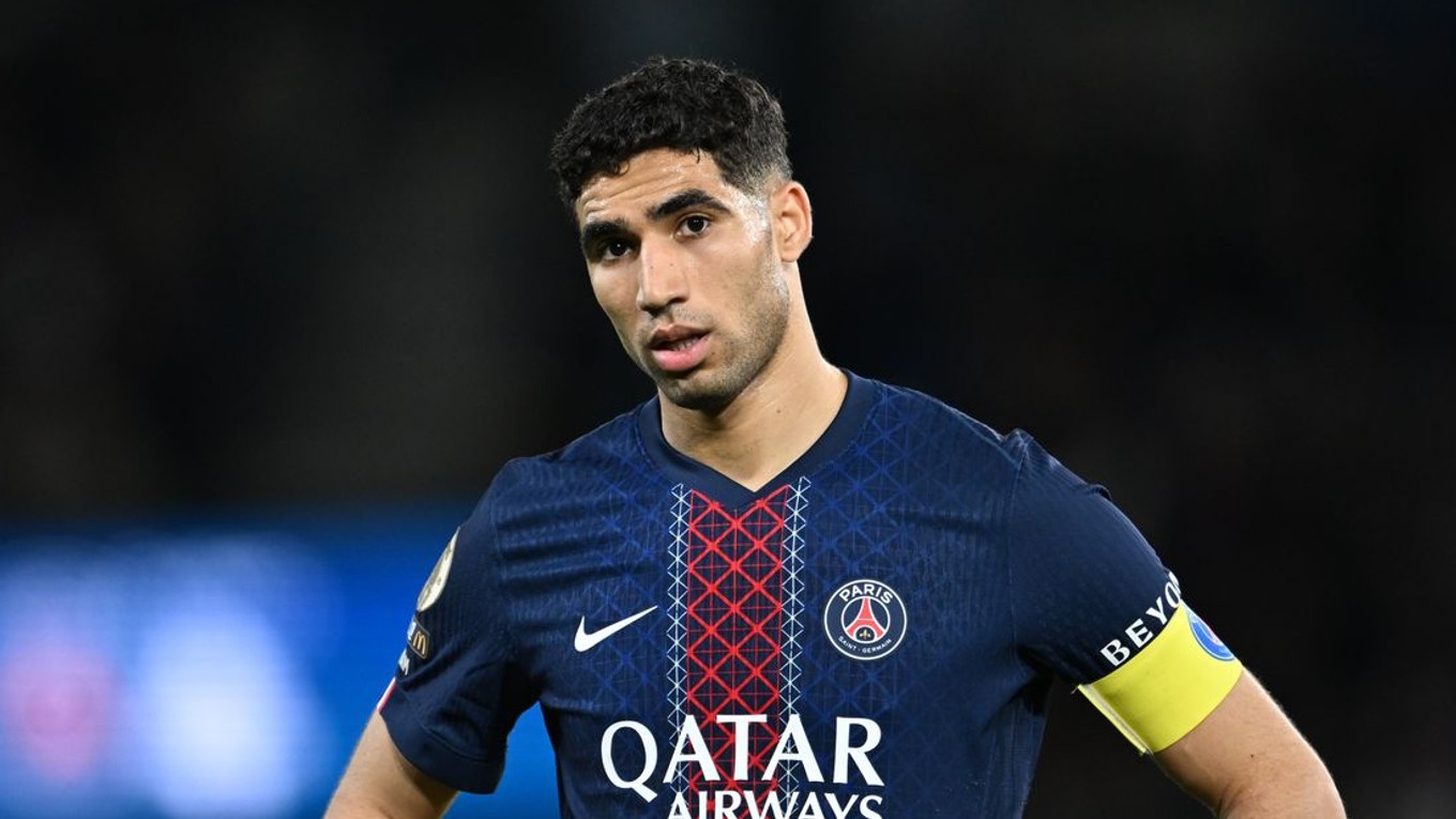 Achraf Hakimi v drese PSG.