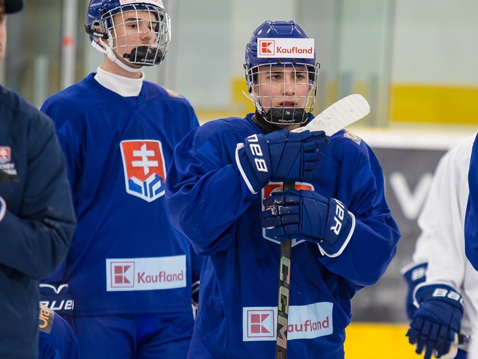 Slovenskí hokejisti do 17 rokov.