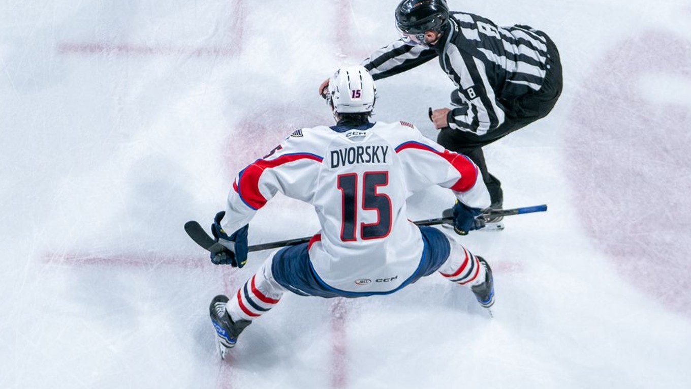 Dalibor Dvorský v drese Springfield Thunderbirds.