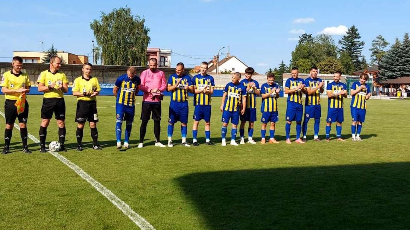 Futbalisti ŠK Blava 1928 Jaslovské Bohunice.