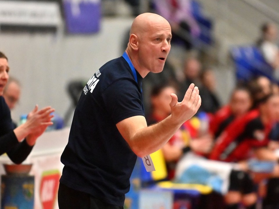 Tréner Michal Lukačin.