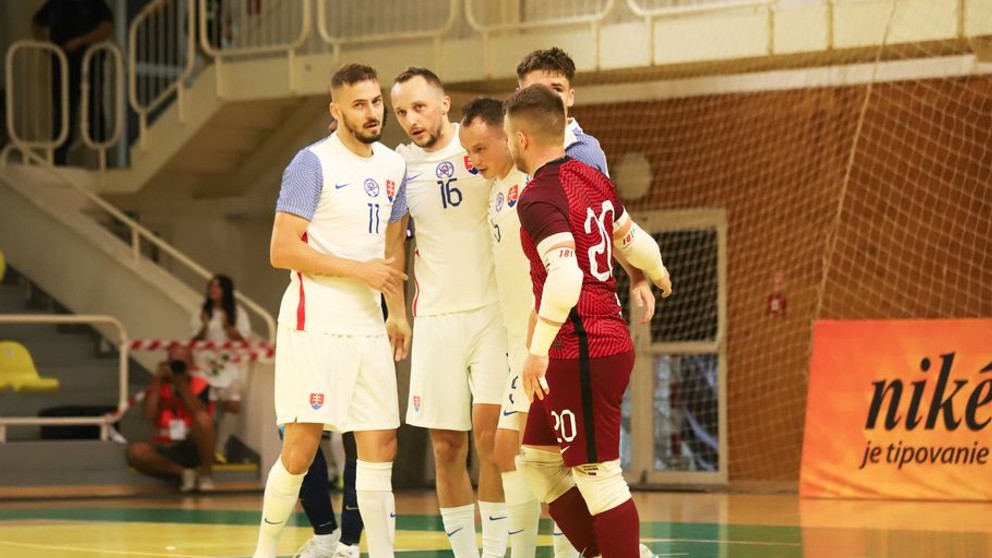 Slovenskí futsalisti.