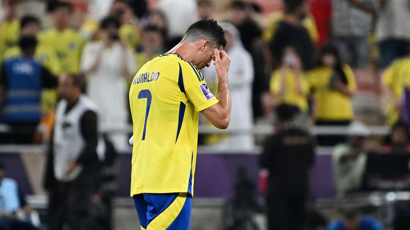 Cristiano Ronaldo v drese Al-Nassr FC.