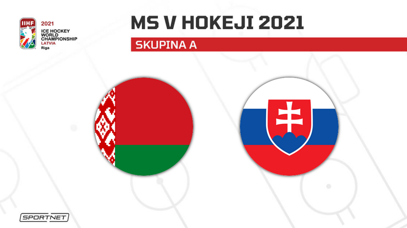 LIVE prenos z MS v hokeji 2021: Slovensko - Bielorusko.