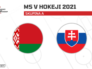 LIVE prenos z MS v hokeji 2021: Slovensko - Bielorusko.