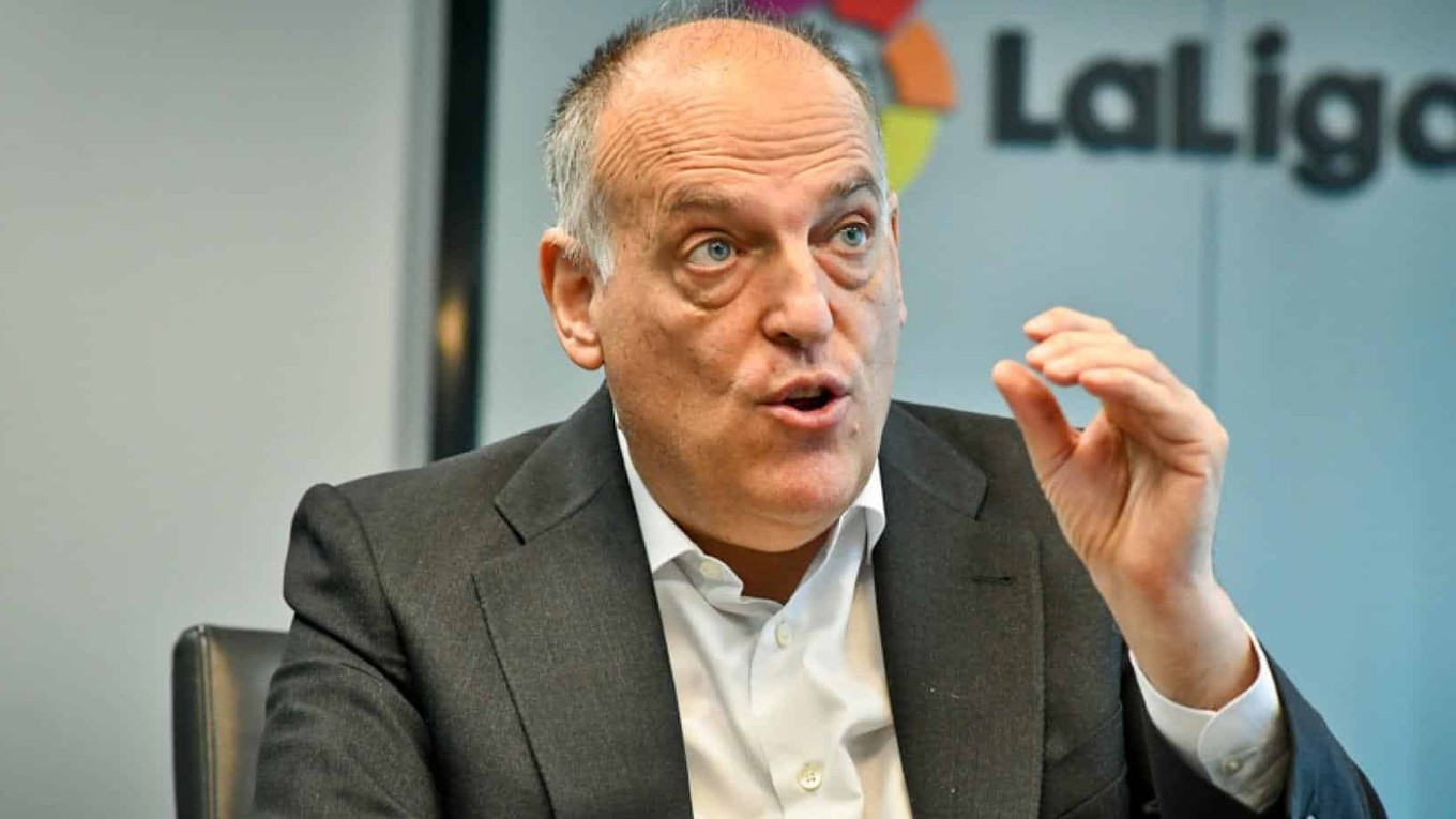 Šéf La Ligy Javier Tebas. 
