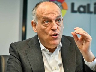 Šéf La Ligy Javier Tebas. 