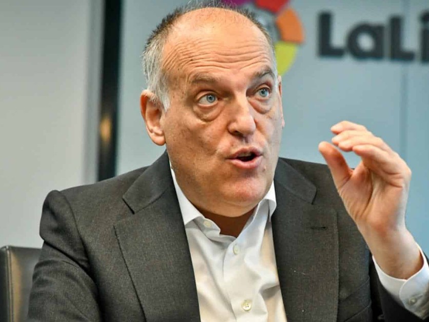 Šéf La Ligy Javier Tebas. 