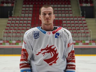 Samuel Buček v drese HC Oceláři Třinec.