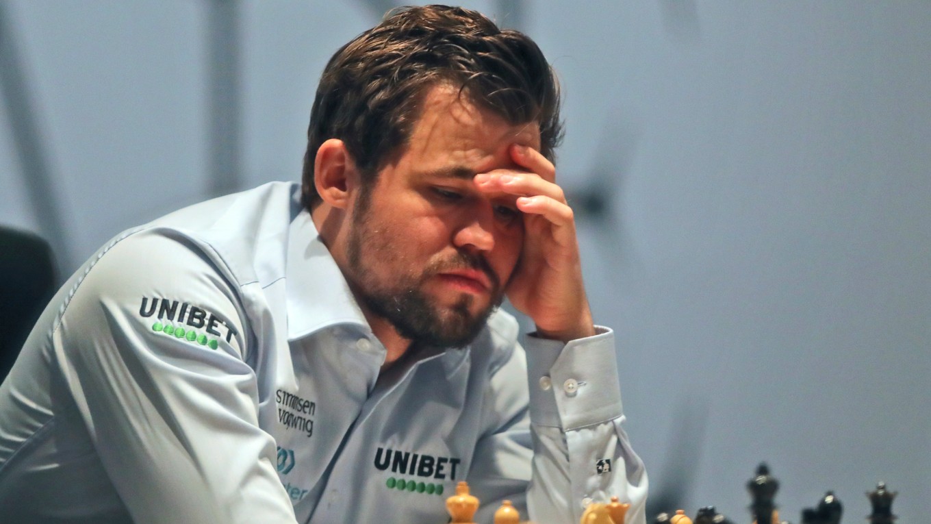 Štvornásobný svetový šampión Magnus Carlsen.