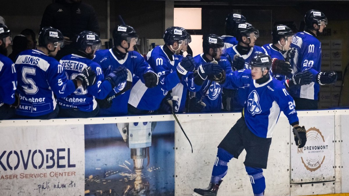 Hokejisti HK Martin.