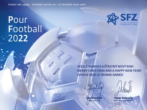 Fanúšikom slovenského futbalu posielajú vianočné želania naši sokoli i prezident zväzu