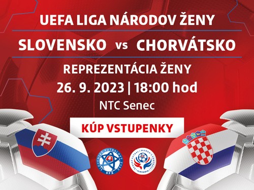 ŽENY A - Vstupenky na zápas Ligy národov s Chorvátskom v predaji online, v deň zápasu aj v pokladni