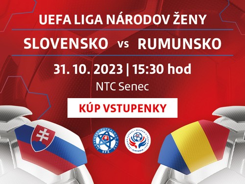 ŽENY A - Vstupenky na zápas Ligy národov Slovensko - Rumunsko v predaji online a v deň zápasu aj na štadióne