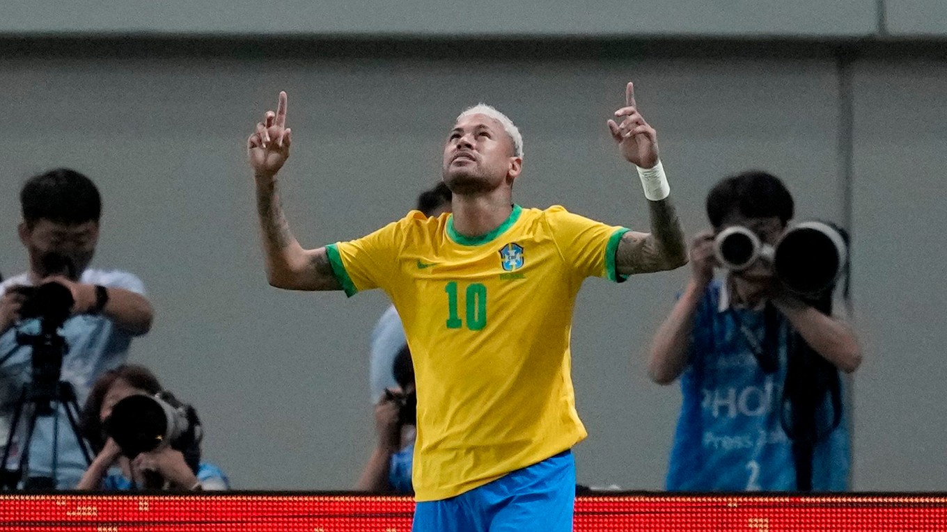 Brazílsky futbalista Neymar.