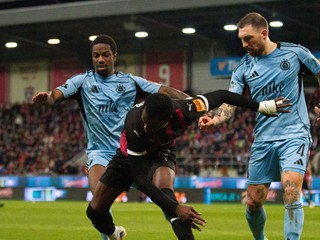 Fotka z derby FC Spartak Trnava - ŠK Slovan Bratislava.