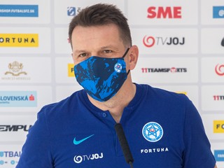 Tréner slovenskej futbalovej reprezentácie Štefan Tarkovič.