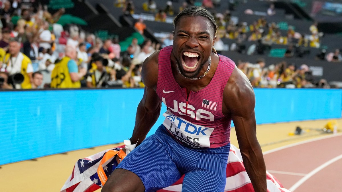 Americký šprintér Noah Lyles.