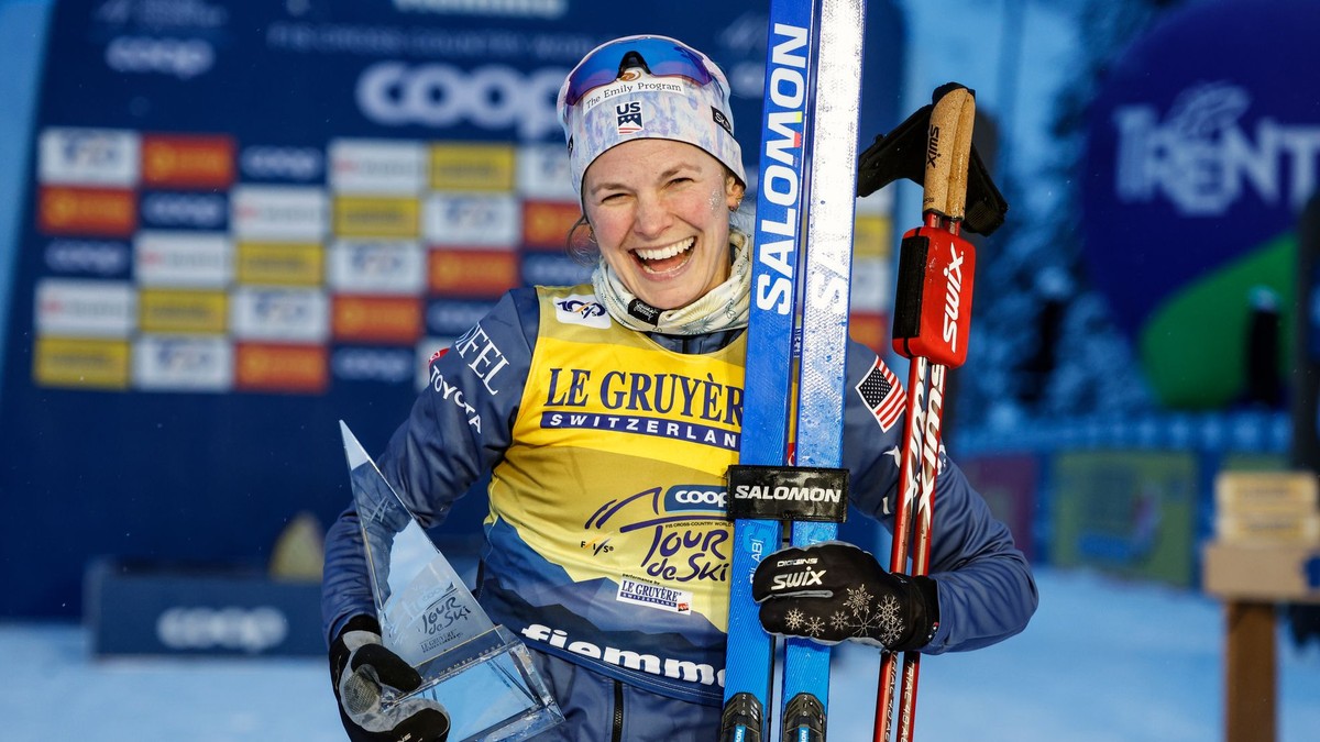 Jessie Digginsová sa teší z triumfu.