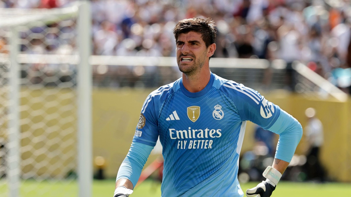 Brankár Realu Madrid Thibaut Courtois.