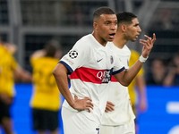 Kylian Mbappe v zápase semifinále Ligy majstrov Borussia Dortmnd  - Paríž St. Germain