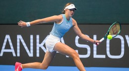 Renáta Jamrichová počas turnaja J&T Banka Slovak Open 2024.