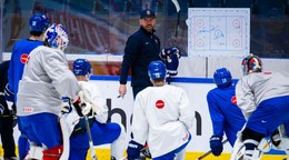 Peter Frühauf počas tréningu Slovenska